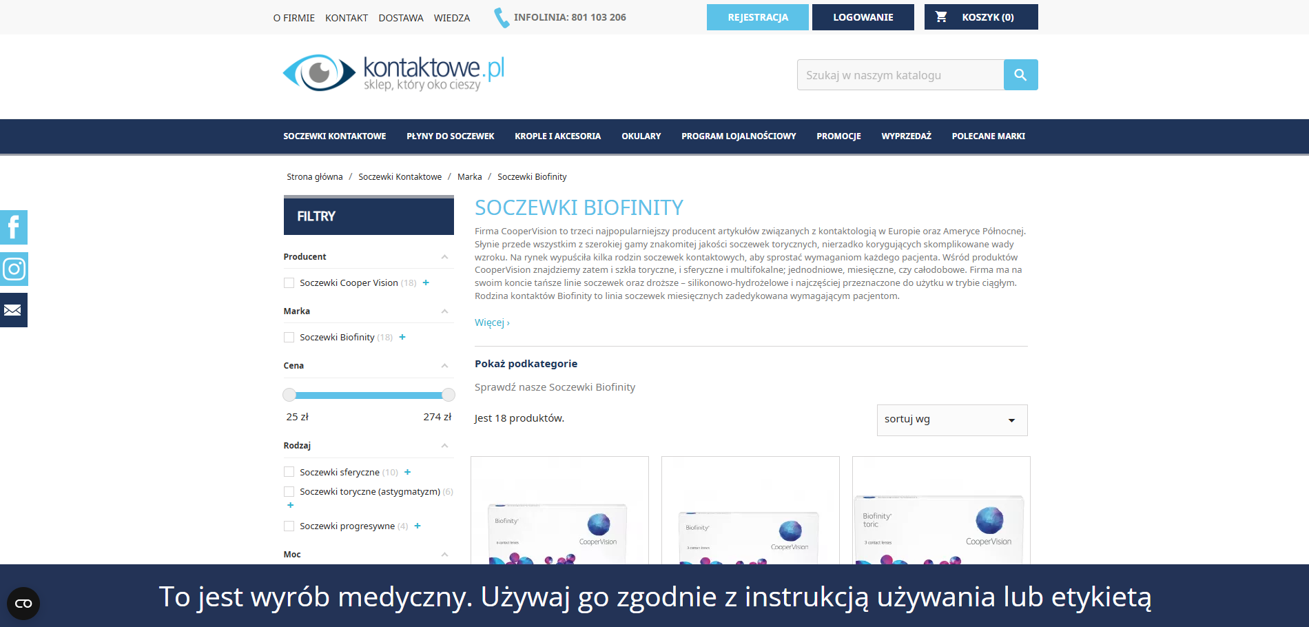 Soczewki Biofinity - idealne do noszenia w dzień i w nocy?